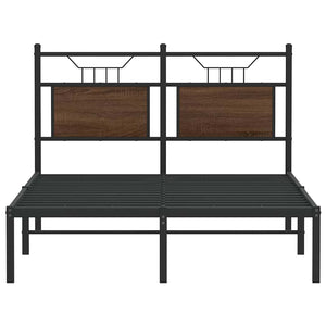 Giroletto senza Materasso-Struttura Letto Rovere Marrone 120x190 cm Truciolato 239340