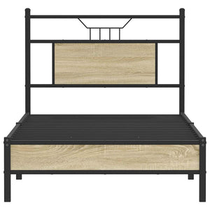 Giroletto senza Materasso-Struttura Letto Rovere Sonoma 90x200 cm in Truciolato 654461