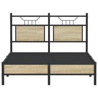 Giroletto senza Materasso-Struttura Letto Rovere Sonoma 120x190cm in Truciolato 881084