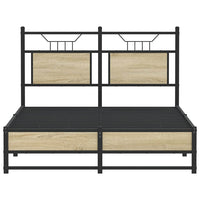 Giroletto senza Materasso-Struttura Letto Rovere Sonoma 120x200cm in Truciolato 429086