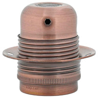 Portalampade 2 pz Rosso Bronzo E27 4106519