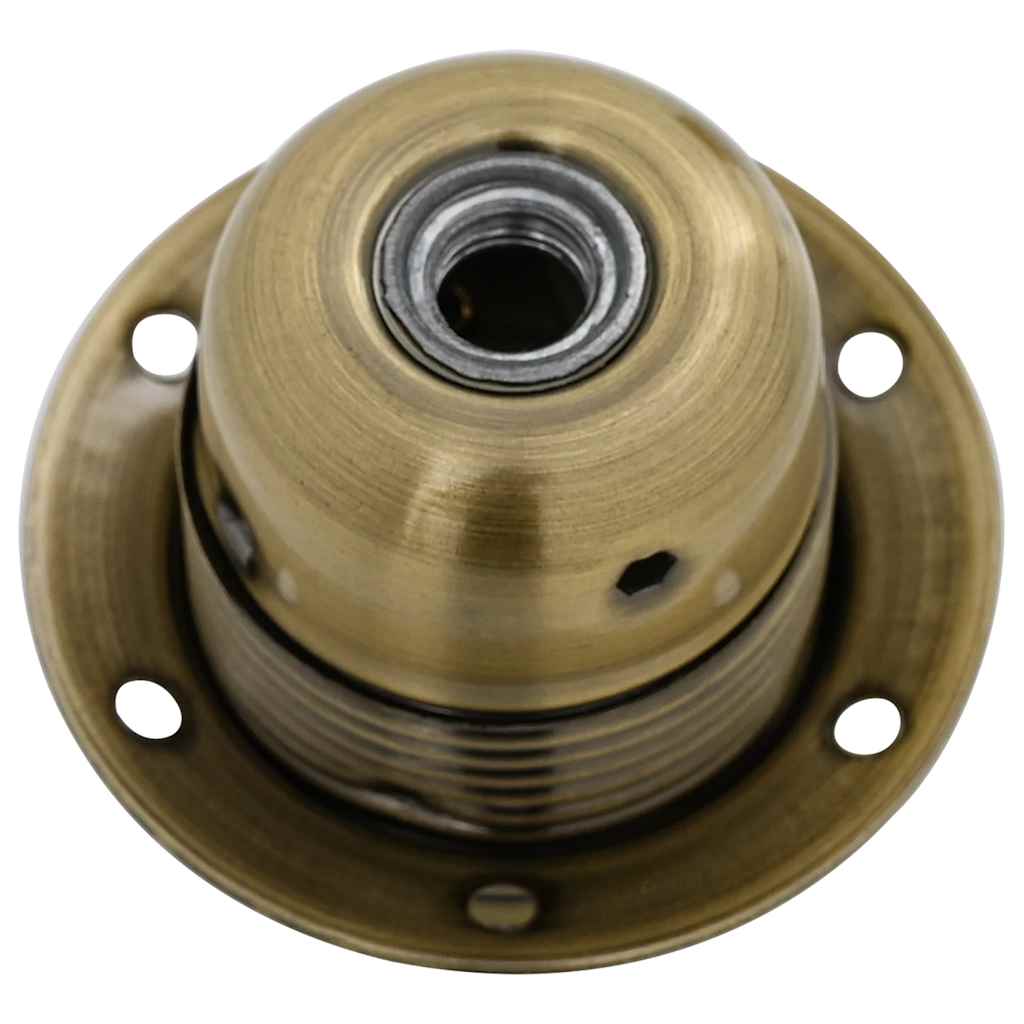 Portalampade 2 pz Bronzo E27