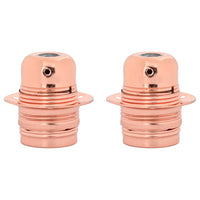 Portalampada 2 pz Oro Rosa E27 4106521