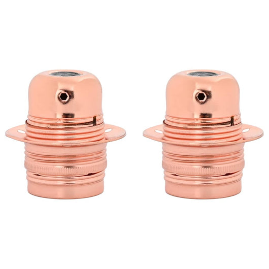Portalampada 2 pz Oro Rosa E27 4106521