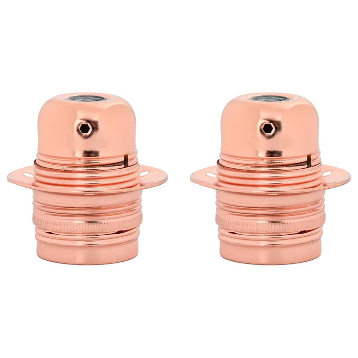 Portalampada 2 pz Oro Rosa E27 4106521