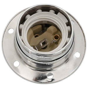 Portalampade 2 pz Nichel Satinato E27 4106522