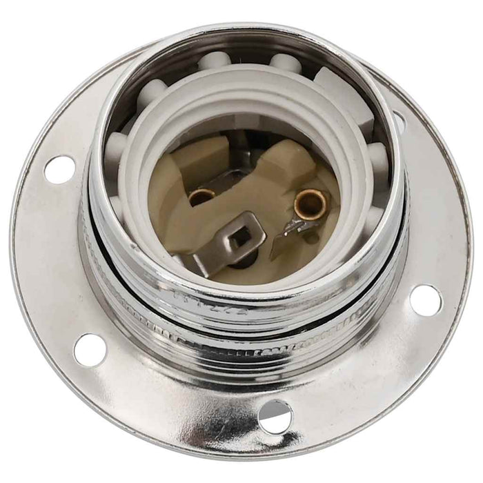 Portalampade 2 pz Nichel Satinato E27 4106522