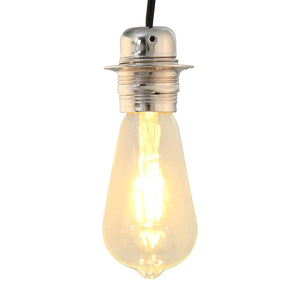 Portalampade 2 pz Nichel Satinato E27 4106522