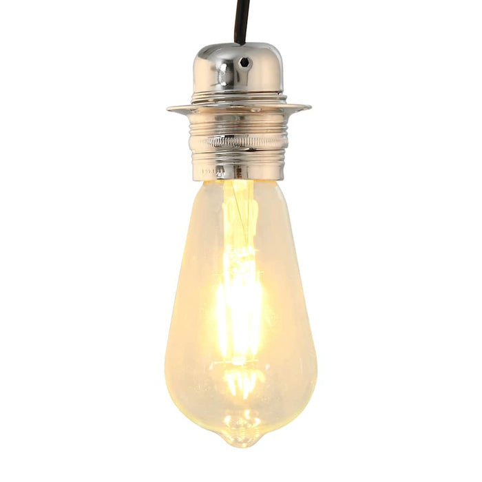 Portalampade 2 pz Nichel Satinato E27 4106522