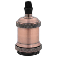 Portalampade 2 pz Rosso Bronzo E27 4106524