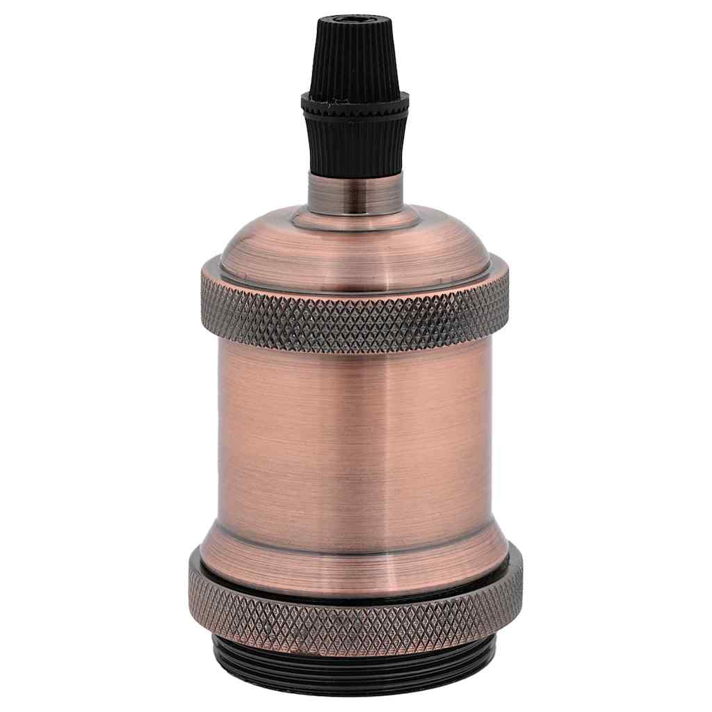 vidaXL Portalampade 2 pz Rosso Bronzo E27