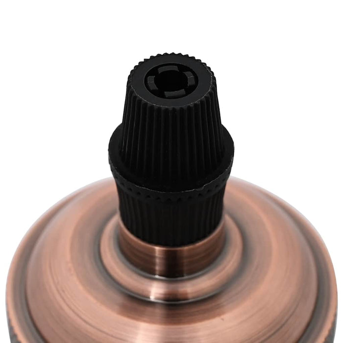 Portalampade 2 pz Rosso Bronzo E27 4106524