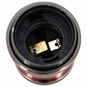 Portalampade 2 pz Rosso Bronzo E27 4106524