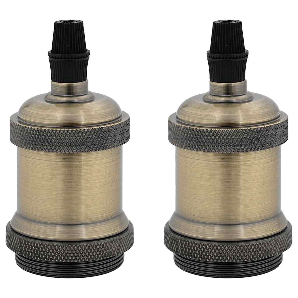 Portalampade 2 pz Bronzo E27 4106525
