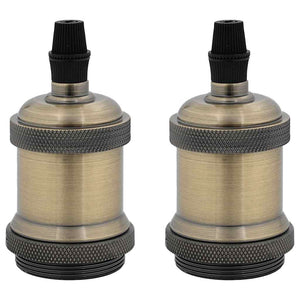 Portalampade 2 pz Bronzo E27 4106525