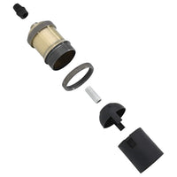 vidaXL Portalampade 2 pz Bronzo E27