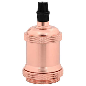 Portalampada 2 pz Oro Rosa E27 4106526
