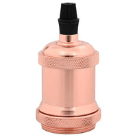 vidaXL Portalampada 2 pz Oro Rosa E27