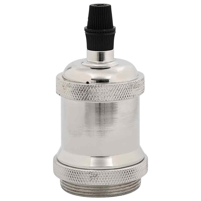 vidaXL Portalampade 2 pz Nichel Satinato E27