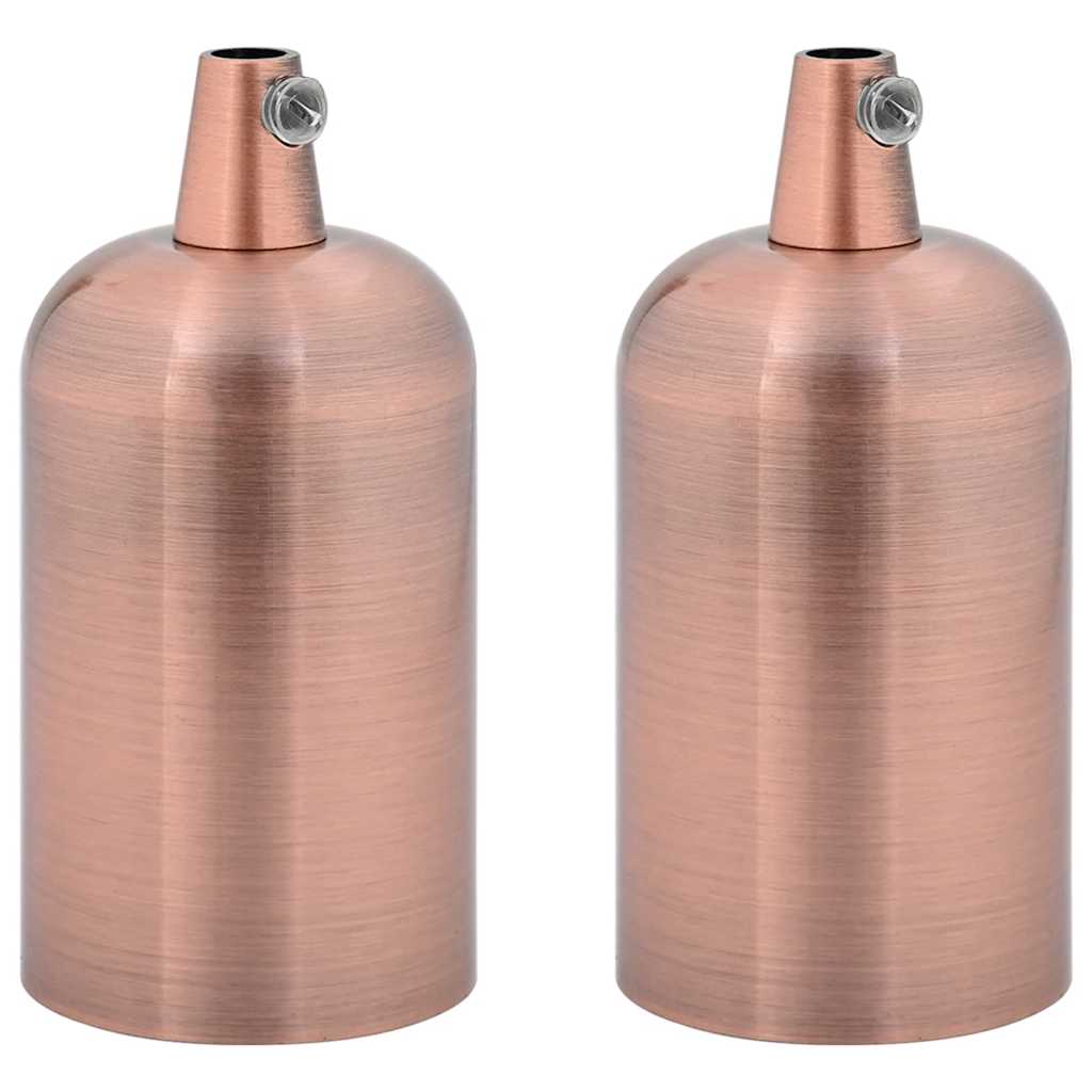 Portalampade 2 pz Rosso Bronzo E27 4106529