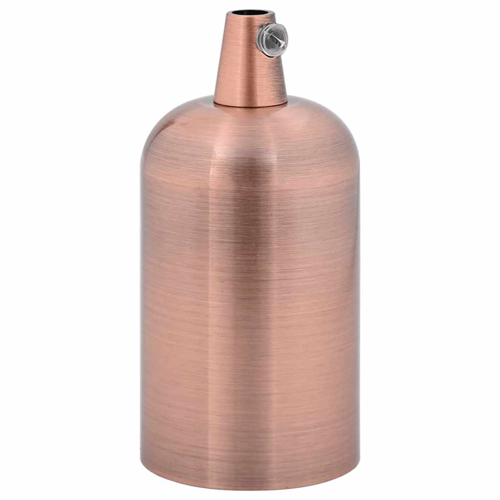 Portalampade 2 pz Rosso Bronzo E27