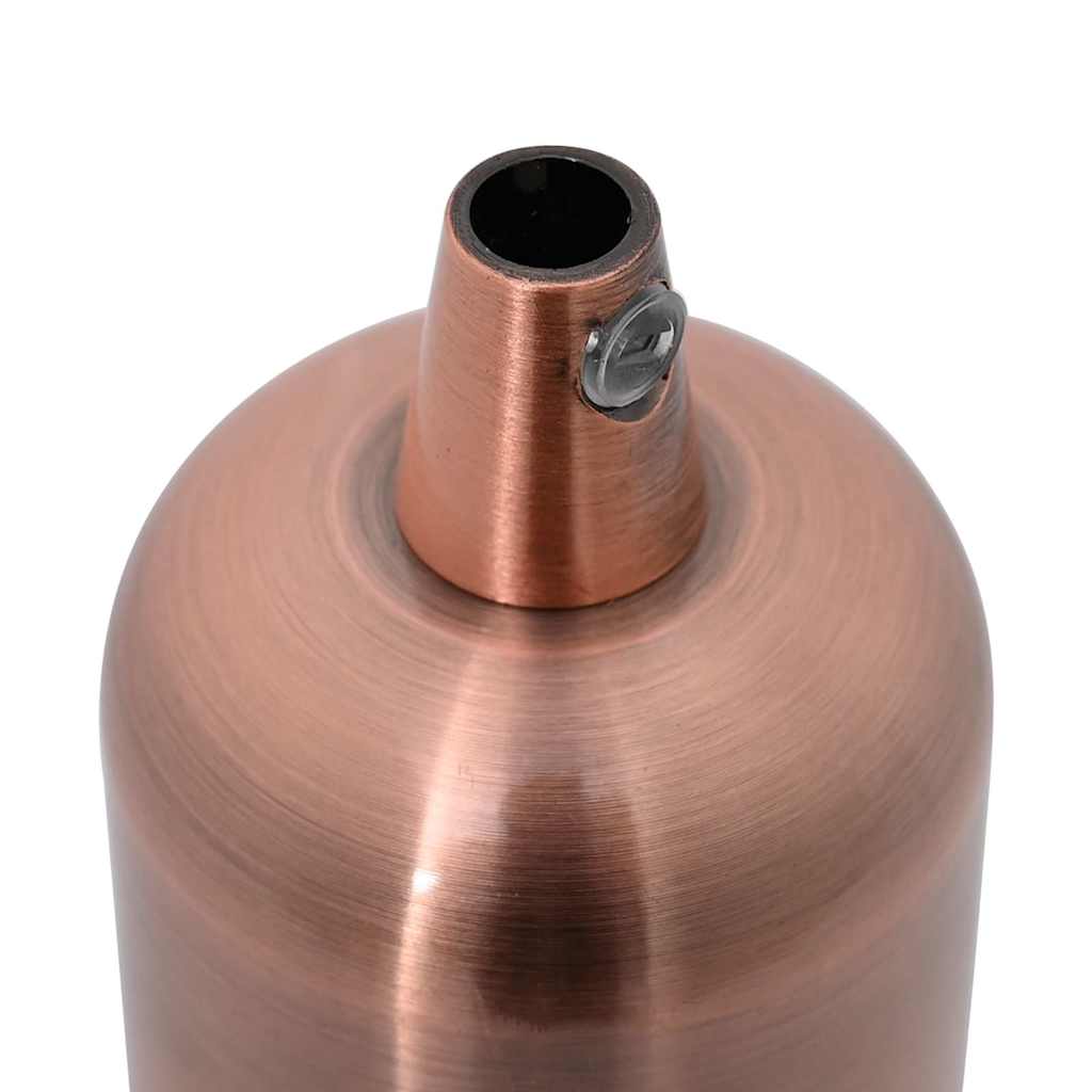 Portalampade 2 pz Rosso Bronzo E27