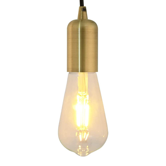 vidaXL Portalampade 2 pz Bronzo E27