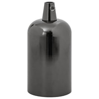 Portalampade 2 pz Nero Lucido E27 4106533