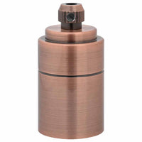 Portalampade 2 pz Rosso Bronzo E27 4106534