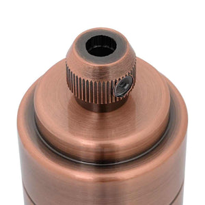 Portalampade 2 pz Rosso Bronzo E27 4106534