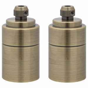 Portalampade 2 pz Bronzo E27 4106535