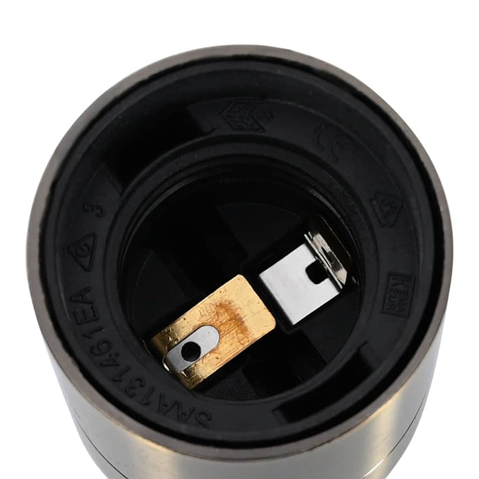 Portalampade 2 pz Bronzo E27