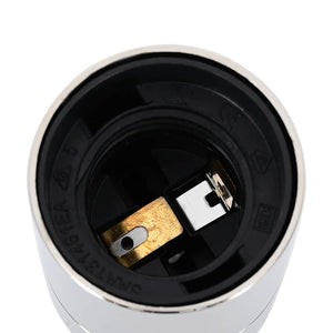 Portalampade 2 pz Nichel Satinato E27 4106537