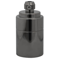 Portalampade 2 pz Nero Lucido E27 4106538