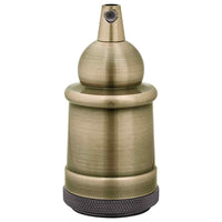 Portalampade 2 pz Bronzo E27