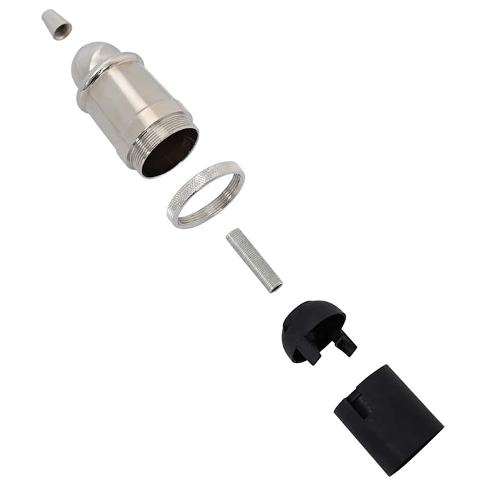 Portalampade 2 pz Nichel Satinato E27 4106542