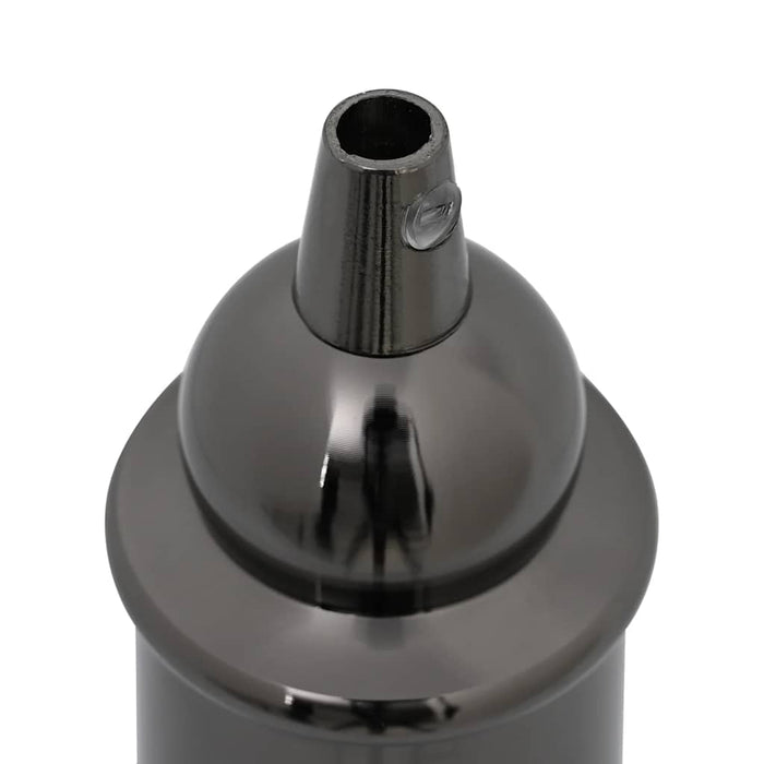 Portalampade 2 pz Nero Lucido E27 4106543