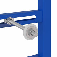 Supporto da parete per bagno Blu 50 x 17.5 x 136 cm Acciaio 4106572