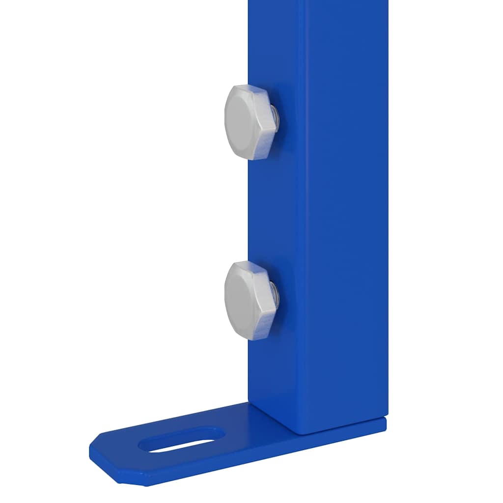 Supporto da parete per bagno Blu 50 x 17.5 x 136 cm Acciaio 4106572