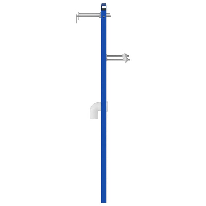 Supporto da parete per bagno Blu 50 x 17.5 x 136 cm Acciaio 4106572