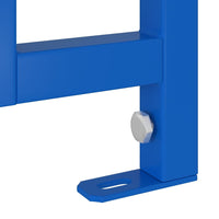 Supporto da parete per bagno Blu 50 x 17.5 x 136 cm Acciaio 4106573