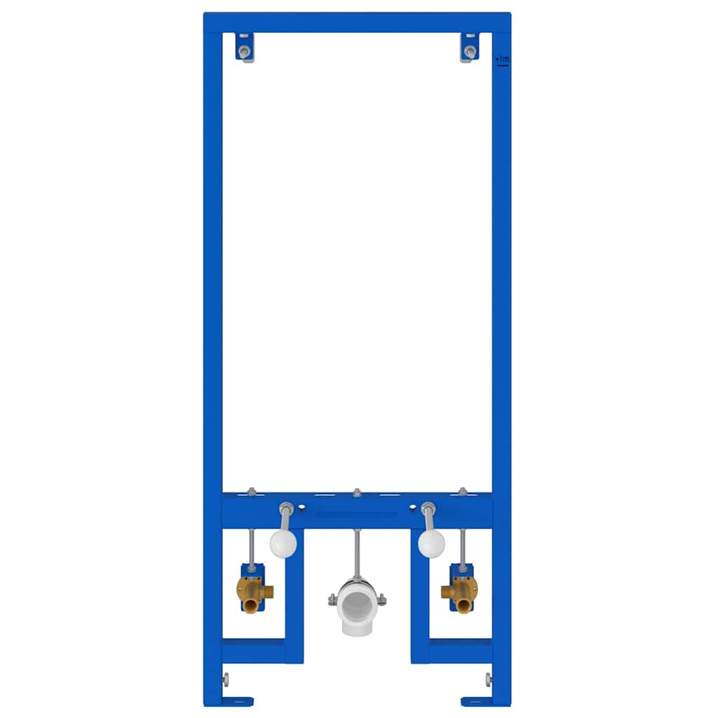 Supporto da parete per bagno Blu 50 x 17.5 x 136 cm Acciaio 4106573