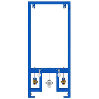 Supporto da parete per bagno Blu 50 x 17.5 x 136 cm Acciaio 4106573