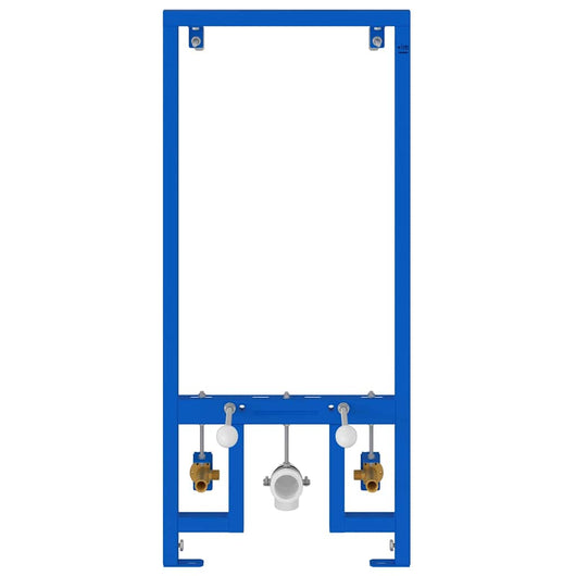 Supporto da parete per bagno Blu 50 x 17.5 x 136 cm Acciaio 4106573