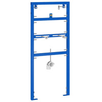 Supporto da parete per bagno Blu 50 x 17.5 x 136 cm Acciaio 4106574