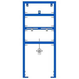 Supporto da parete per bagno Blu 50 x 17.5 x 136 cm Acciaio 4106574