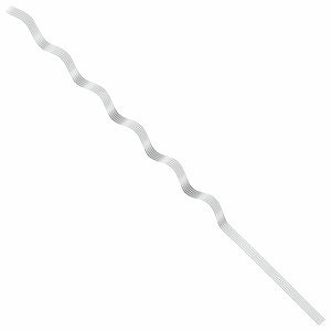 Sostegni a spirale per piante 5 pcs Argento 150 cm 4107051