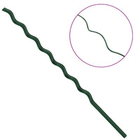 Sostegni a spirale per piante 20 pcs Verde 170 cm 4107053