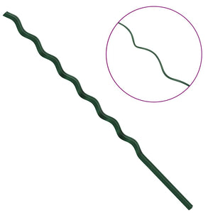 Sostegni a spirale per piante 20 pcs Verde 170 cm 4107053
