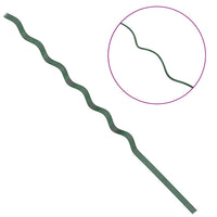 Sostegni a spirale per piante 5 pcs Verde 150 cm 4107060